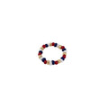 Artificial Crystal Rice Bead Enamel Apple Flower Necklace Ring Jewelry Set Cute Office Lady Style view 5