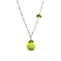Resin Apple Cross Zircon Necklace For Women Casual Sweet Cool Fruit Collarbone Choker view 5