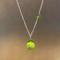 Resin Apple Cross Zircon Necklace For Women Casual Sweet Cool Fruit Collarbone Choker view 3