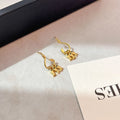 Elegant Minimalist Alloy Little Fish Hook Stud Earrings For Women, Niche Versatile Tiny Fish Charm Earrings view 3
