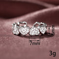 Heart Shape Combination Open Ring For Women, Sweet Cream Style Adjustable Fashion Jewelry view 4
