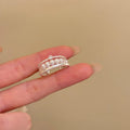 French Vintage Pearl Beaded Ring For Women view 2