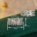 Gentle Daily Wear Geometric Ear Cuffs With Sparkling Micro Paved Zircon Fashion Accessories Earrings view 4