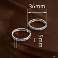 Hollow Hoop Earrings With Inlaid Zircon, Trendy Niche Fashion Jewelry For Women view 4