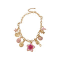 Vacation Style Alloy Zircon Flower Geometric Ocean Collarbone Necklace For Women view 5
