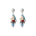 Bohemian Geometric Tassel Stud Earrings With Zircon And Faux Crystal Beads view 5