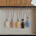 Cute Resin Goldfish Sweater Necklace Summer Sweet Girl Cream Style Clavicle Jewelry view 4