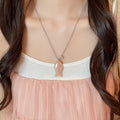 Cute Resin Goldfish Sweater Necklace Summer Sweet Girl Cream Style Clavicle Jewelry view 3