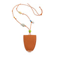 Dopamine Faux Leather Halter Necklace With Eyeglass Clip, Cute Geometric Animal Vacation Accessory view 5