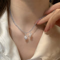 2026 Summer Grape Beaded Faux Crystal Necklace Casual Fresh Fruit Clavicle Chain view 4