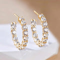 Korean Style Light Luxury Women's Earrings Niche Minimal Versatile Ear Jewelry For view 3