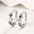 Oil Painted Cute Cat Paw Women's Earrings, Elegant Fashion Jewelry For Daily Wear Accessories view 2