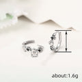 Oil Painted Cute Cat Paw Women's Earrings, Elegant Fashion Jewelry For Daily Wear Accessories view 4