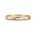 Light Luxury Copper Round Bangle With Sparkling Zircon Starburst Design, Elegant Fashion Hand Jewelry view 5