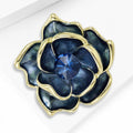 Alloy Enamel Flower Brooch Pin For Versatile Fashion Styling view 3