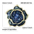 Alloy Enamel Flower Brooch Pin For Versatile Fashion Styling view 5