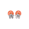 2026 New Dopamine Resin Flower Necklace And Earrings Jewelry Set Sweet Cute Floral Design view 5