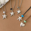 2026 Light Luxury Alloy Geometric Heart Star Choker Necklace For Women view 4