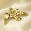 Stainless Steel Dove Brooch Pin For Suit And Coat Decoration view 3