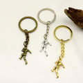 Zinc Alloy Football Player Keychain Sports Bag Charm Gift view 3