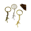 Zinc Alloy Football Player Keychain Sports Bag Charm Gift view 5