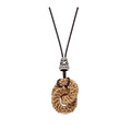 Vintage Bohemian Woven Resin Beaded Geometric Pendant Necklace For Women Vacation Style Collarbone Jewelry view 5