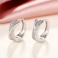 Korean Style Cross Zircon Gold Ear Cuffs For Women, Light Luxury Versatile Earrings view 5
