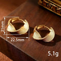 Metal Knot C Shaped Ear Cuffs For Women, Minimalist Fashion Cross Border Earrings view 4