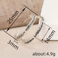Bohemian Feather Hoop Earrings, Vintage Plant Pattern Round Ethnic Style Earrings For Women view 4