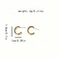 Elegant Luxury Irregular Gold Alloy Hoop Earrings With Sparkling Zircon Rhinestone Accents For Women Earrings view 5