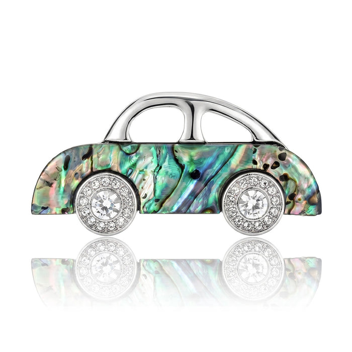 Alloy Shell Car Brooch For Women's Fashion Clothing Accessories