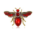 Alloy Rhinestone Bee Brooch Pin For Men's And Women's Suits view 5