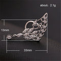 Crystal Wing Ear Cuff in Gold and Rose Gold Tones Fashion Jewelry view 4