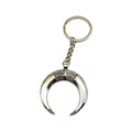 Zinc Alloy Crescent Horn Pendant Keychain Bag Charm Gift view 4