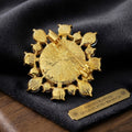 Alloy Rhinestone Cartoon Brooch Pin For Luxury Women's Apparel view 3