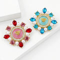 Alloy Rhinestone Cartoon Brooch Pin For Luxury Women's Apparel view 2