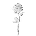 Stainless Steel Rose Brooch Pin For Elegant Womens Apparel Decoration view 5