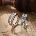 Fashion Heart Pave Zircon Earrings, Simple Hollow Heart Huggie Earrings For Women view 4