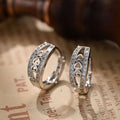 Fashion Heart Pave Zircon Earrings, Simple Hollow Heart Huggie Earrings For Women view 1