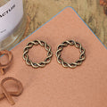 20mm Twisted Alloy Ring Connector Pendant