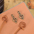 23x11mm Alloy Music Note Charm Pendant