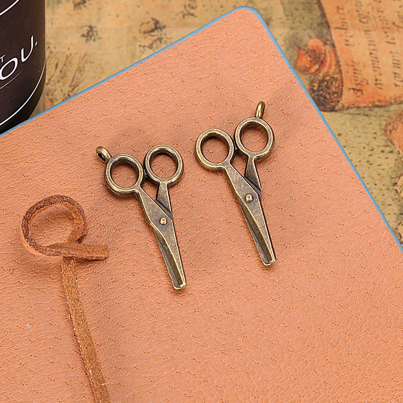 33x16mm Scissors Charm Pendant for DIY Jewelry