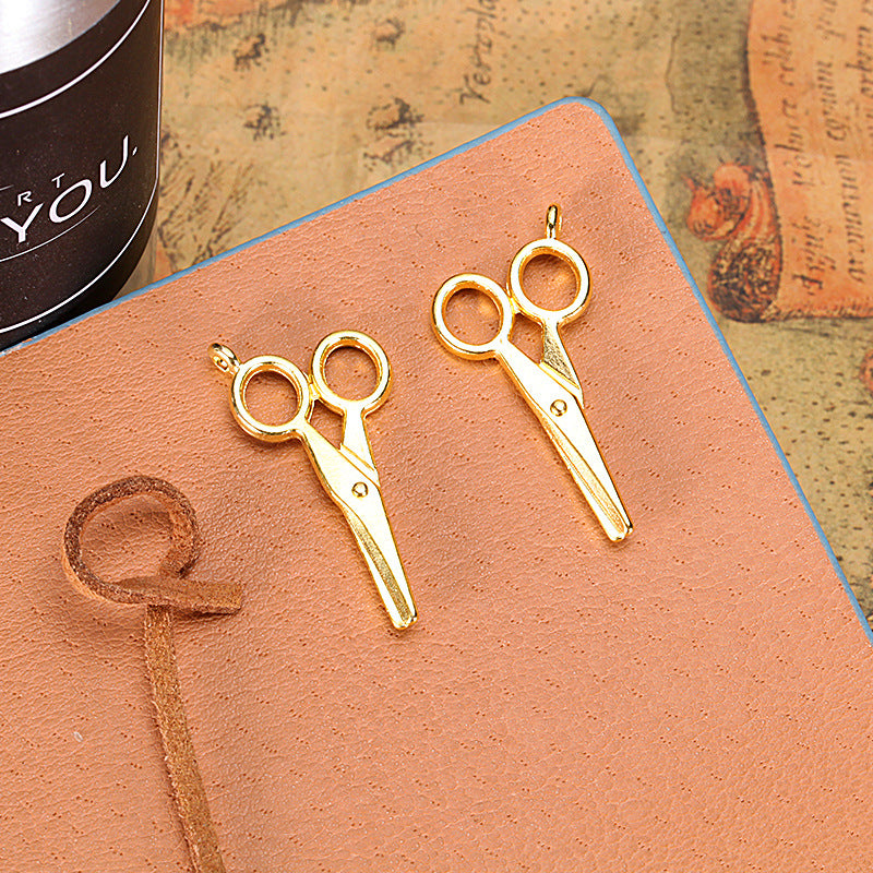 33x16mm Scissors Charm Pendant for DIY Jewelry