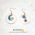 Ten Galaxy Star Moon and Planet Mixed Fit Earrings view 5