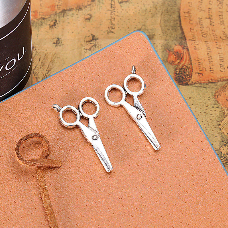 33x16mm Scissors Charm Pendant for DIY Jewelry
