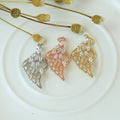 Crystal Wing Ear Cuff in Gold and Rose Gold Tones Fashion Jewelry view 3