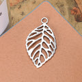 Openwork Leaf Metal Pendants in Four Vintage Style Finishes view 8