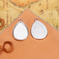 Antique Finish Teardrop Setting Metal Jewelry Component view 4