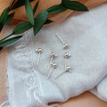 Gold Silver Ball Pin Stud Posts Hang Loop DIY Findings view 6
