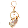 Rhinestone Golf Bag Keychain With Split Ring And Lobster Clasp view 5